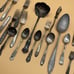 Vintage Spoon Mix Match Set Flat, Blackstone Chicago Spoon WM Rogers Silverplate