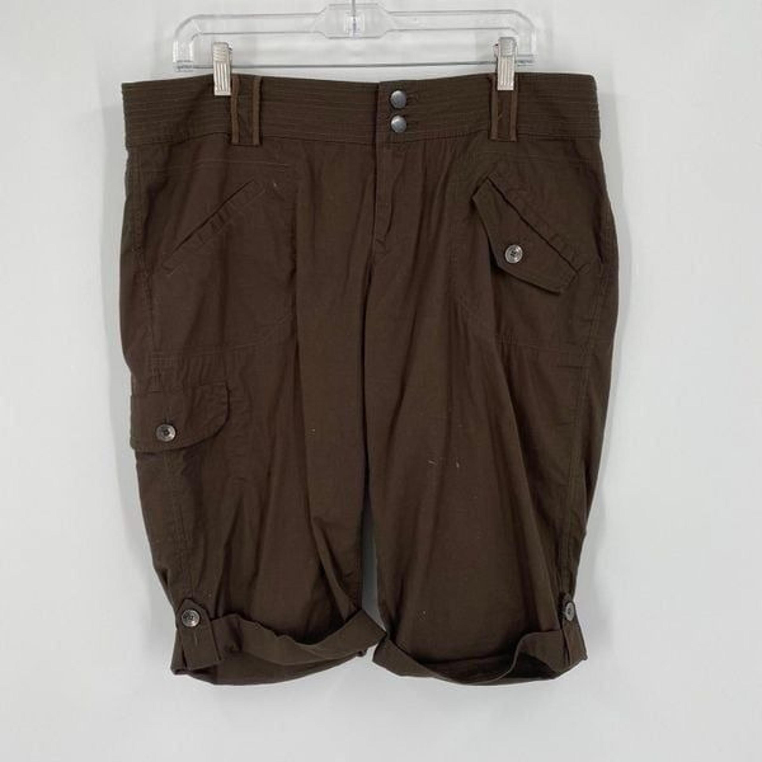 DKNY Jeans Women’s Brown Bermuda Shorts size 14