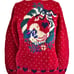Eddie Bauer 80s Vintage 100% Wool Crewneck Red Christmas Sweater Size M