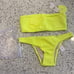 PILYQ Pineapple Reef Bandeau Teeny Bikini