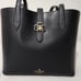 New Kate Spade Medium Kaci Tote Black Leather Bag