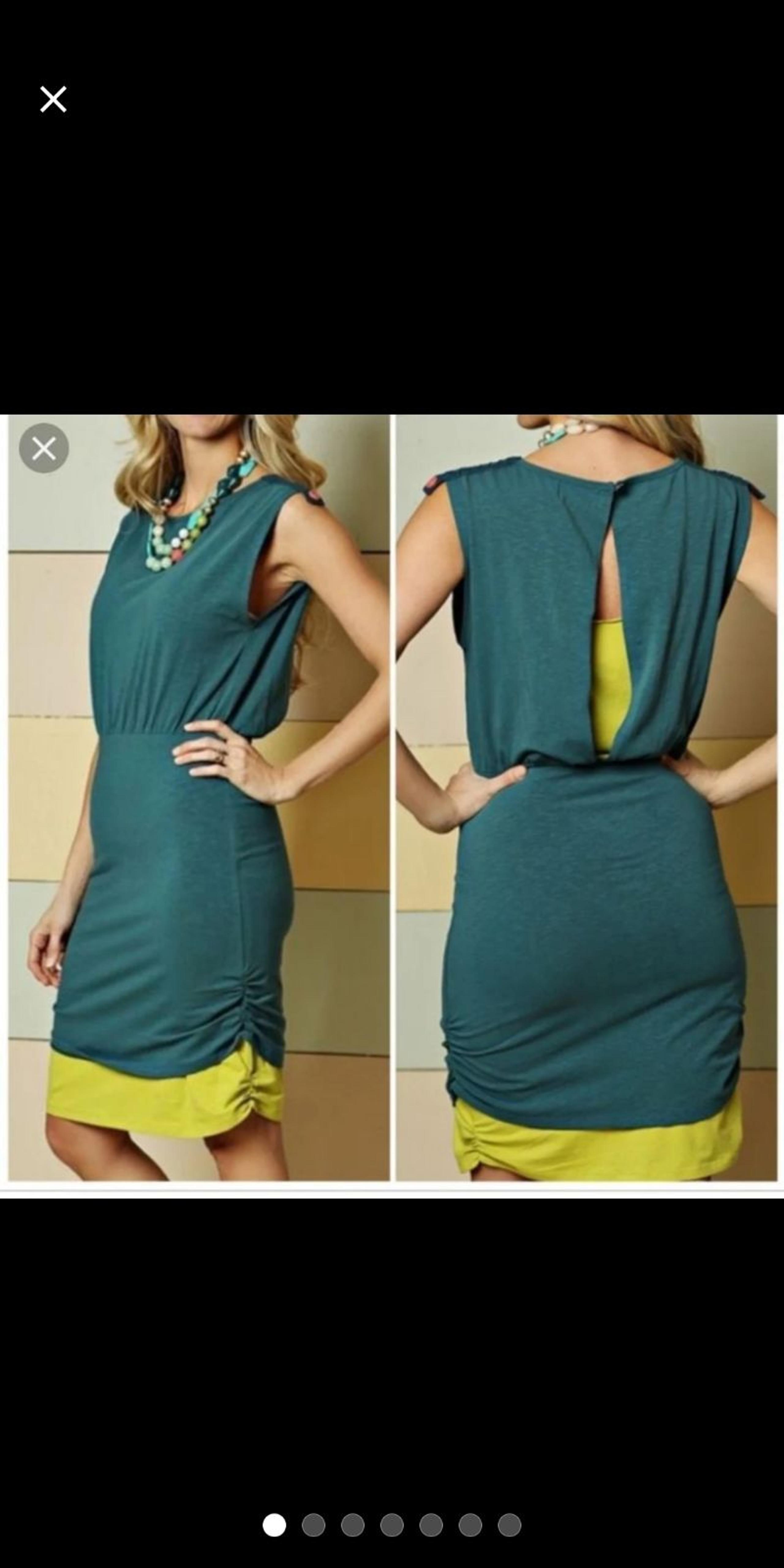 Matilda Jane Teal Green Layered Dress