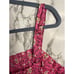 Lane Bryant Womens Pink Boho Floral Smocked Sleeveless Top Size 26/28