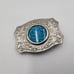 Vintage Men's Chambers Belt Co Faux Turquoise Belt Buckle