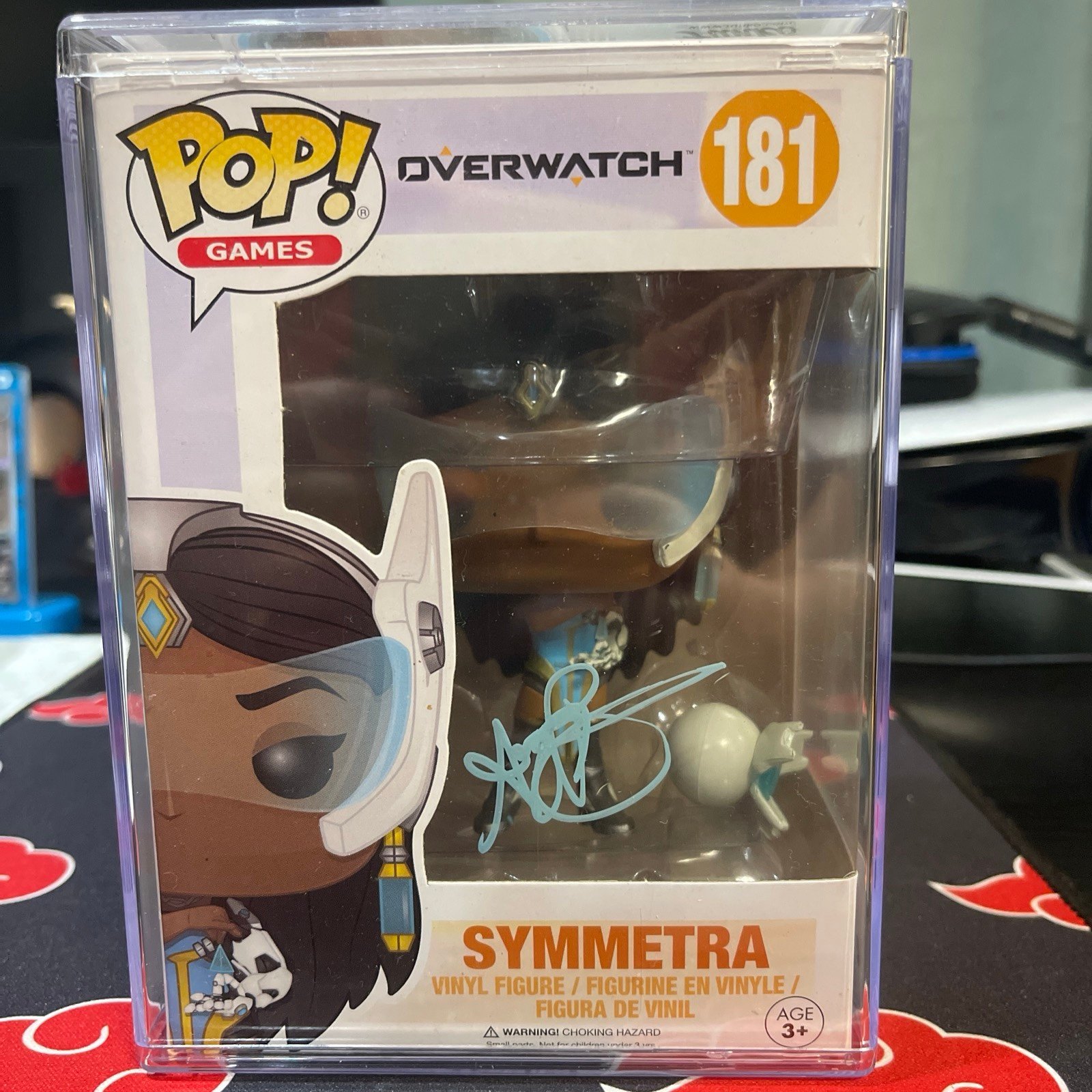 Autographed overwatch Symmetra Funko Pop