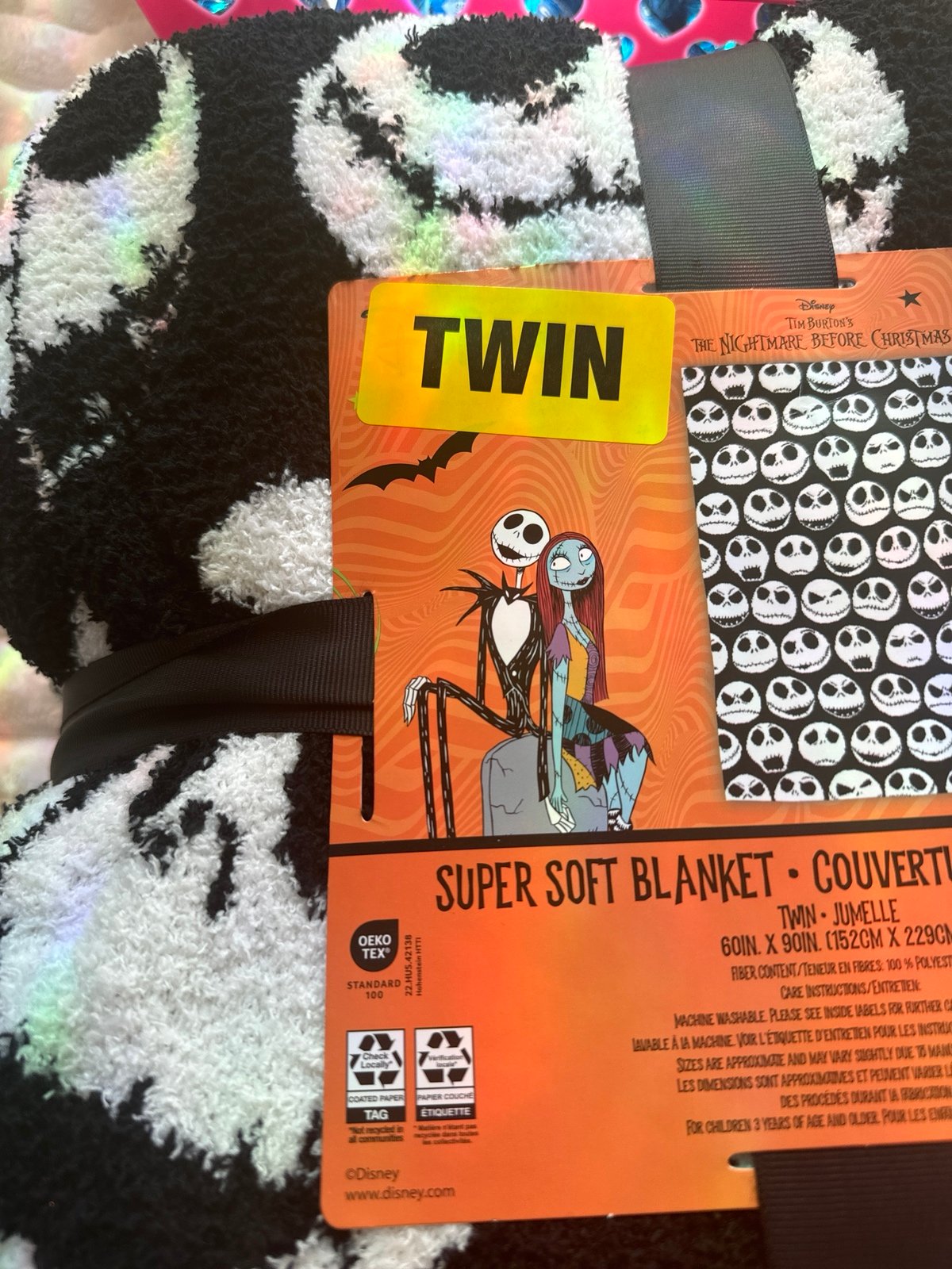 jack skellington blanket