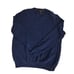 Black Brown 1826 Sweater Mens Large Blue 100% 2 Ply Cashmere Long Sleeve V-Neck