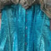 Bedroom Stories Blue Metallic Corset Size Medium