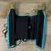 Bedroom Stories Blue Metallic Corset Size Medium