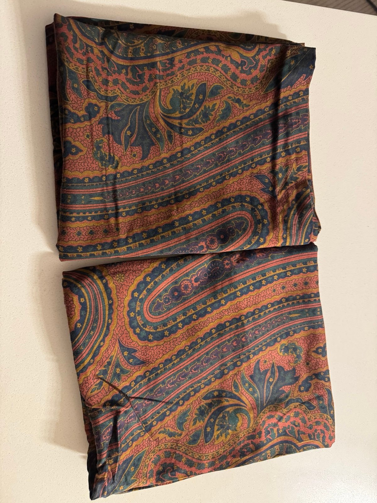 Ralph Lauren Brianna paisley standard pillow cases.