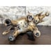 Solid Brass VTG Trunk Up Elephant Nice Patina Figurine Shelf Sitter 4 in. High