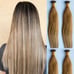 18 Beaded ITip Human Hair Extension #18