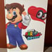 SUPER MARIO ODYSSEY (Switch) Nintendo, w/ Strategy Guide, Promo Set, & Lanyard