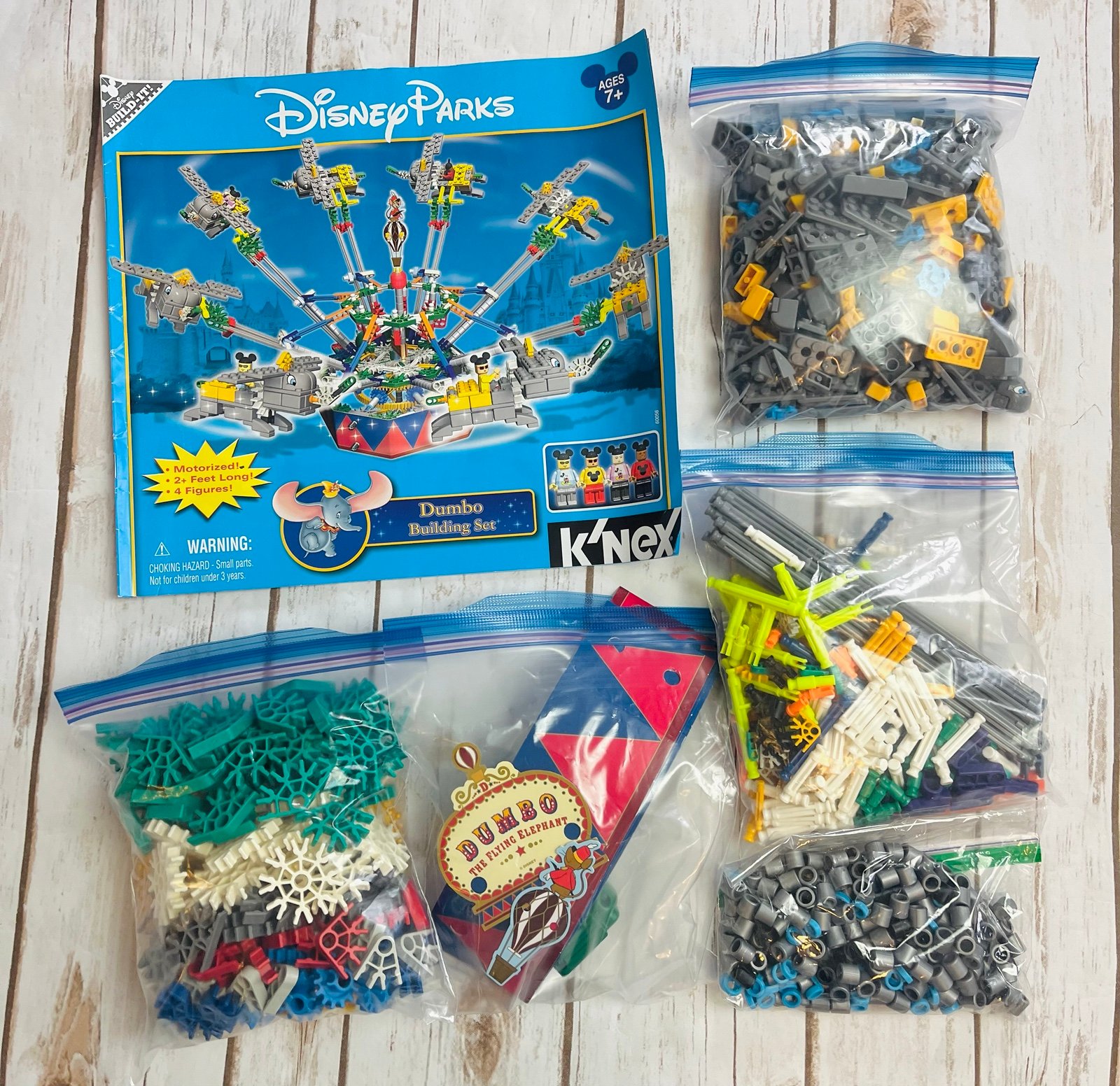 K’Nex Motorized Disney Dumbo Ride Model