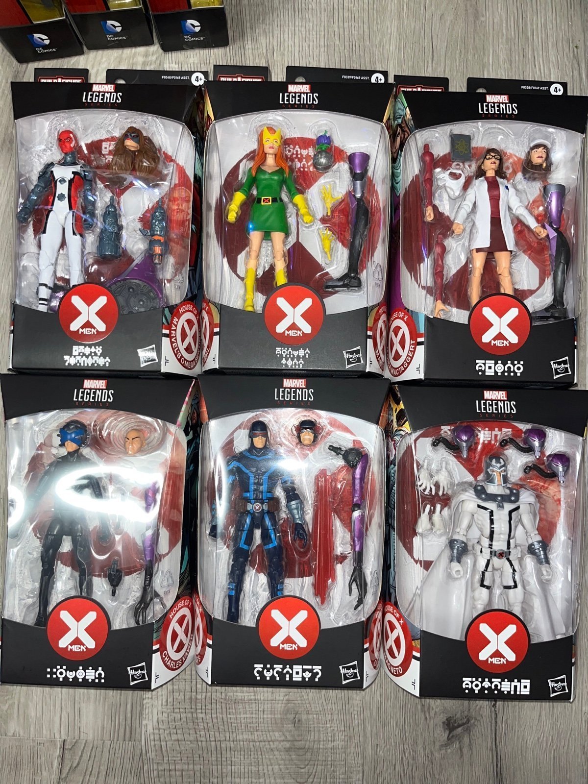 Marvel Legends X-Men House of X Figures Wave 1 Case Tri-Sentinel BAF In Stock