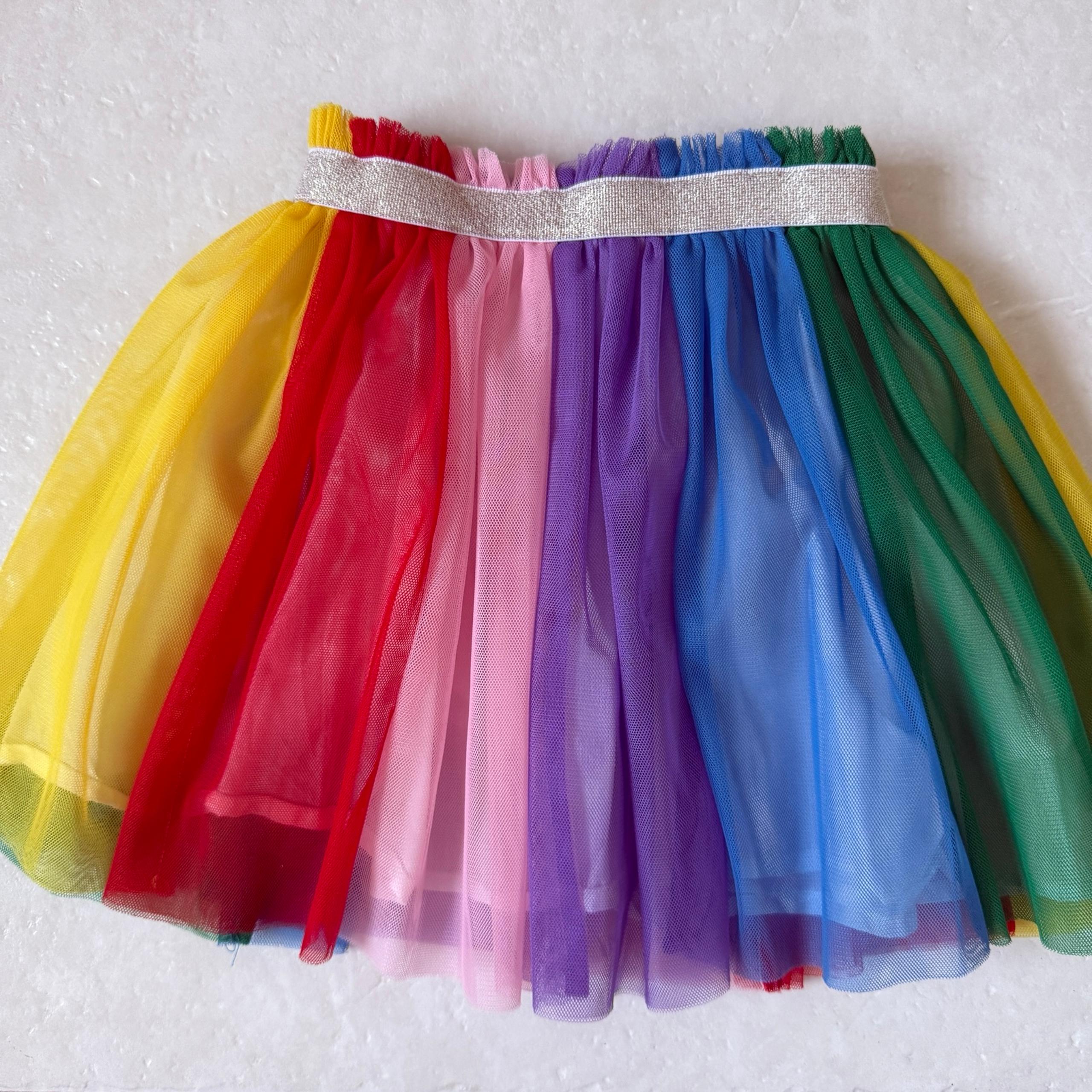 Hanna Andersson Rainbow Tutu Skirt size 100 / 4