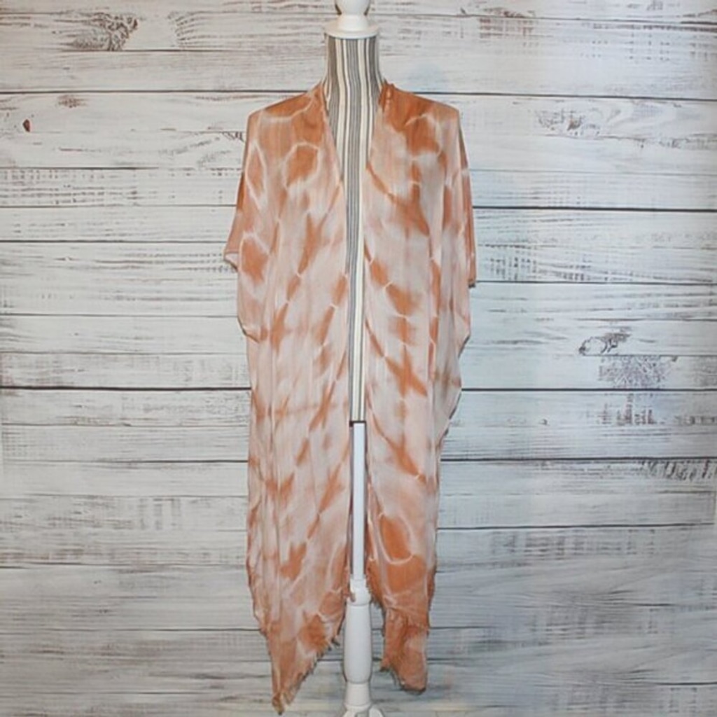 Woven Heart women longe open sided cape