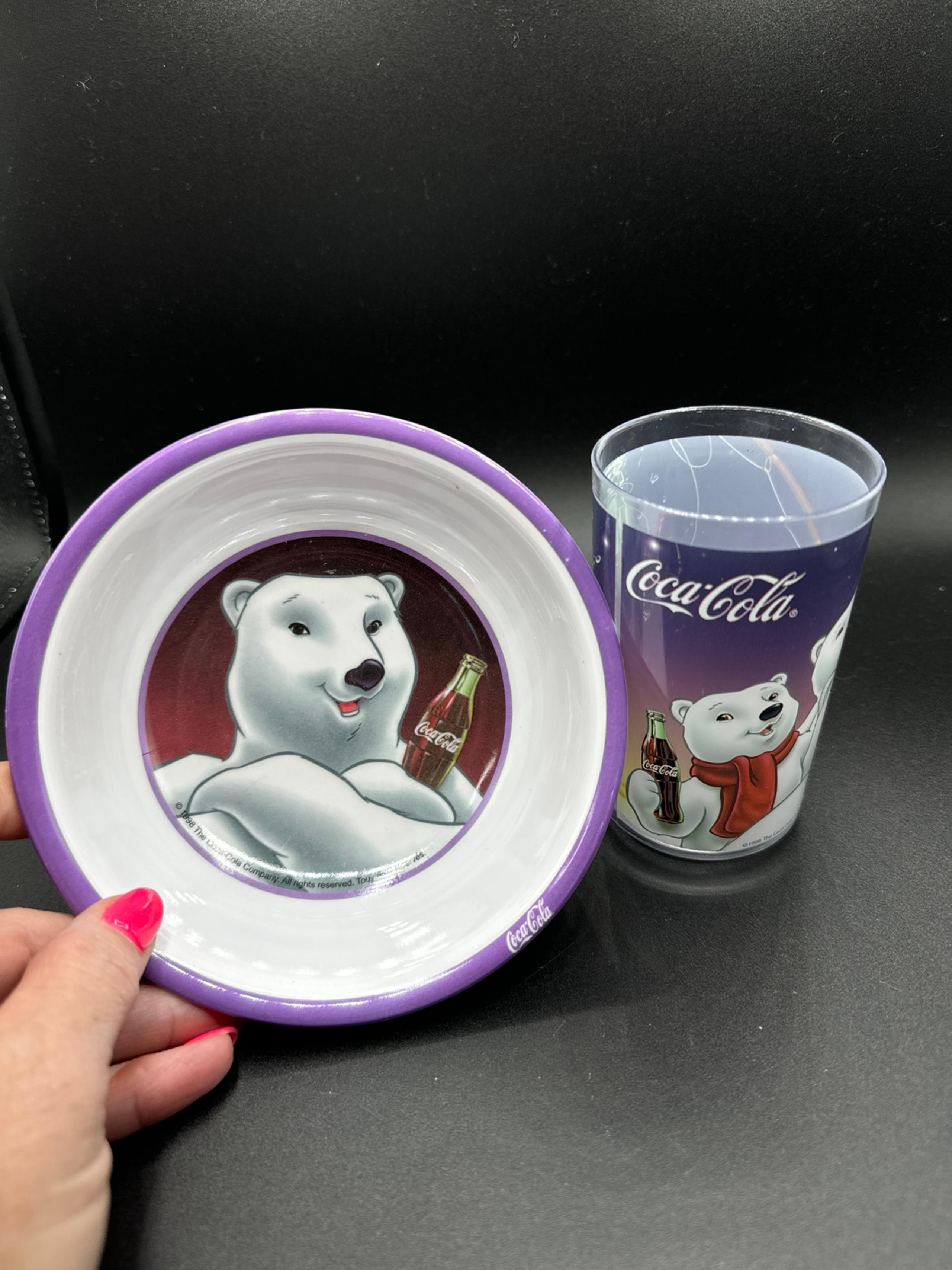 Coca Cola Polar Bear Bowl and cup Gibson