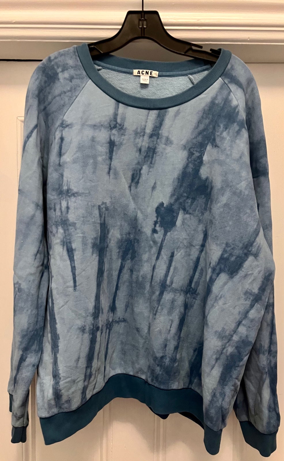 Authentic Acne Studios Brian Print UW13 Tie dye sweatshirt L Authentic Acne Studios Brian Print UW13 Tie dye sweatshirt L