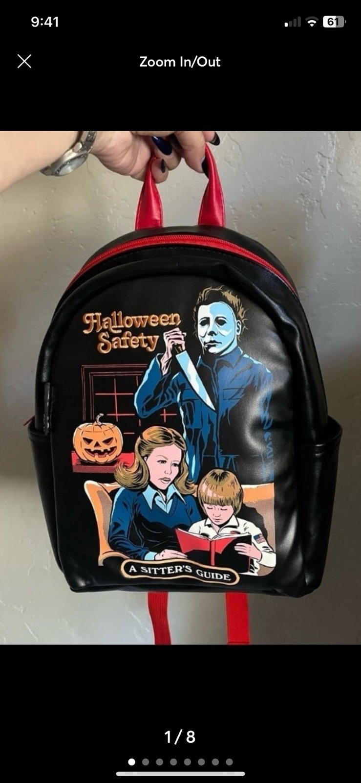 Creepy Co Michael Myers Mini Backpack .