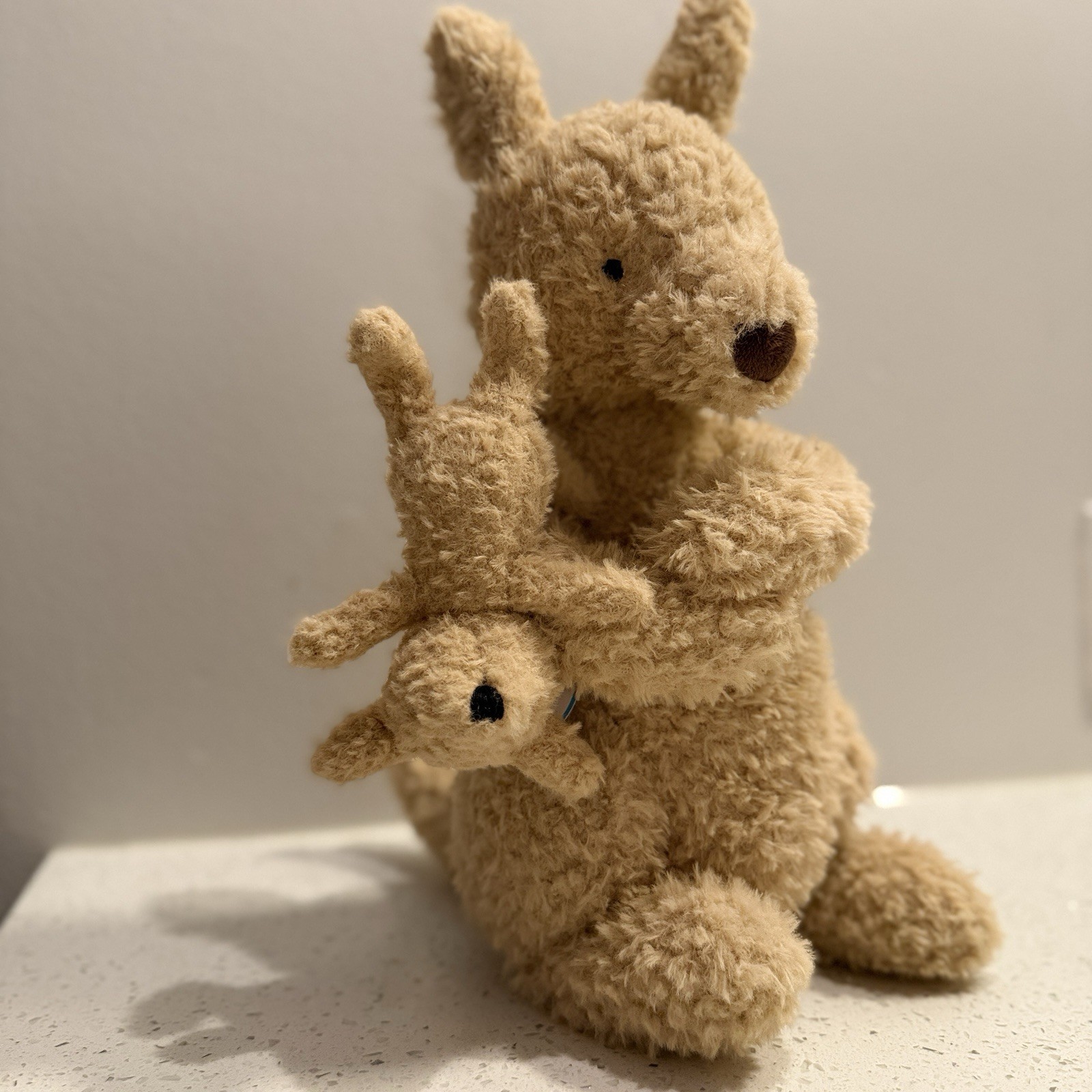 Jellycat Huddles Kangaroo and Baby BNWT New 100% Authentic Retired Rare Ship USA