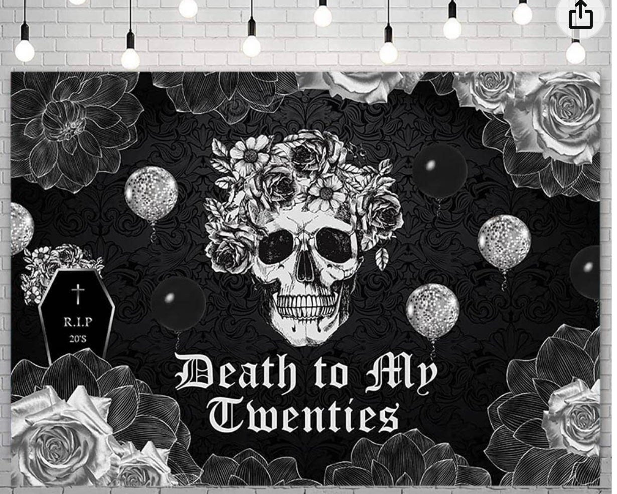 Death to 20s birthday set