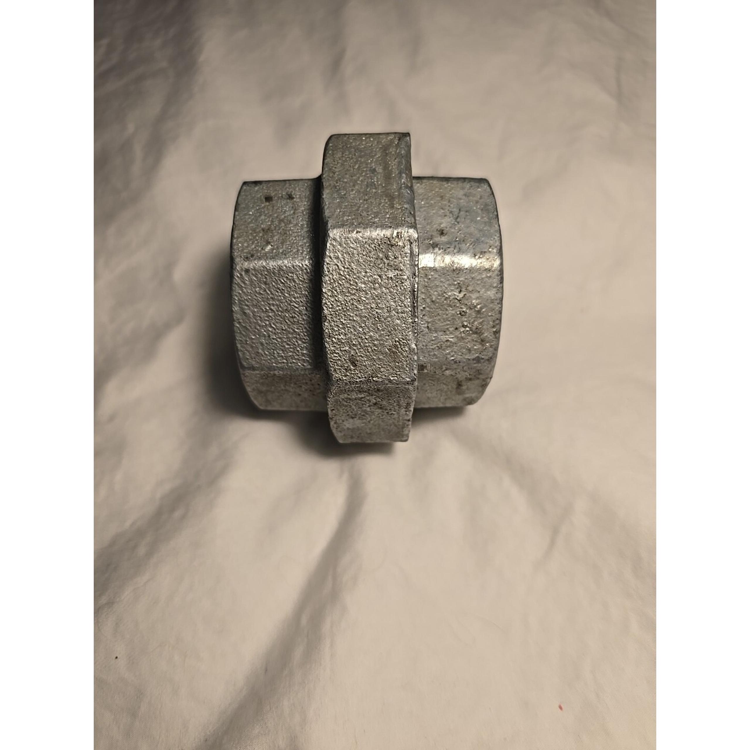 2" inch Pipe UNION Split Coupling Galvanized Steel FxF NPT CL150