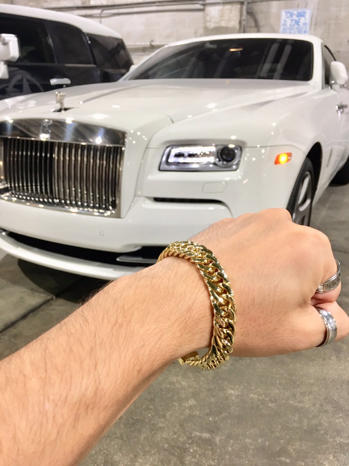 DOUBLE CUBAN LINK BRACELET 18K GOLD