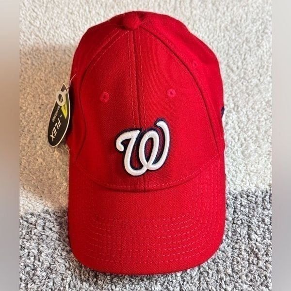 Washington Nationals Hat New era Cap Wool Blend Stretch Flex Sz Small/ Medium