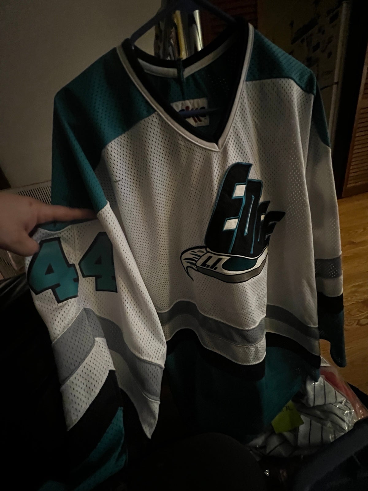 hockey jersey yoniak L.I. Edge