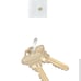 Schlage Camelot Antique Brass Single Cylinder Door Handleset with Georgian Knob