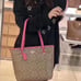 Coach ZIP TOP TOTE IN OUTLINE SIGNATURE