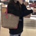 Coach ZIP TOP TOTE IN OUTLINE SIGNATURE