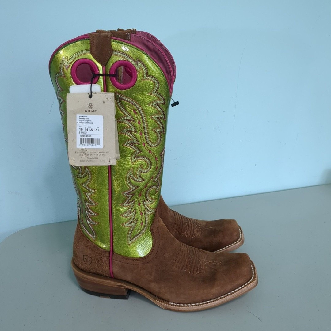 Ariat Women's Futurity Boon Western Boot 10 new with tags rodeo cowboy festival