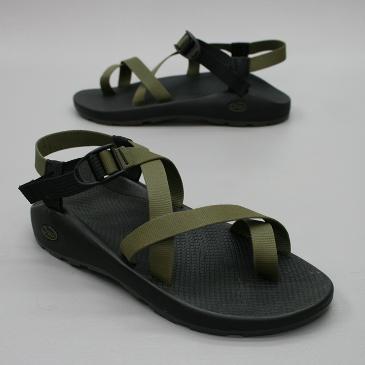 Chaco Mens 12 Olive/Army Green Z2 Classic Toe-loop Sport Shoes Sandals JCH107241