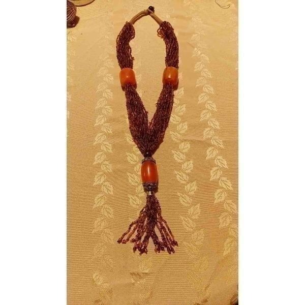 Vintage awesome Tibetan necklace (17 strand)
