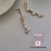 S925 Sterling Silver 18K Gold-Plated Natural Freshwater Pearl Drop Earrings