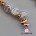 S925 Sterling Silver 18K Gold-Plated Natural Freshwater Pearl Drop Earrings
