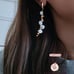 S925 Sterling Silver 18K Gold-Plated Natural Freshwater Pearl Drop Earrings