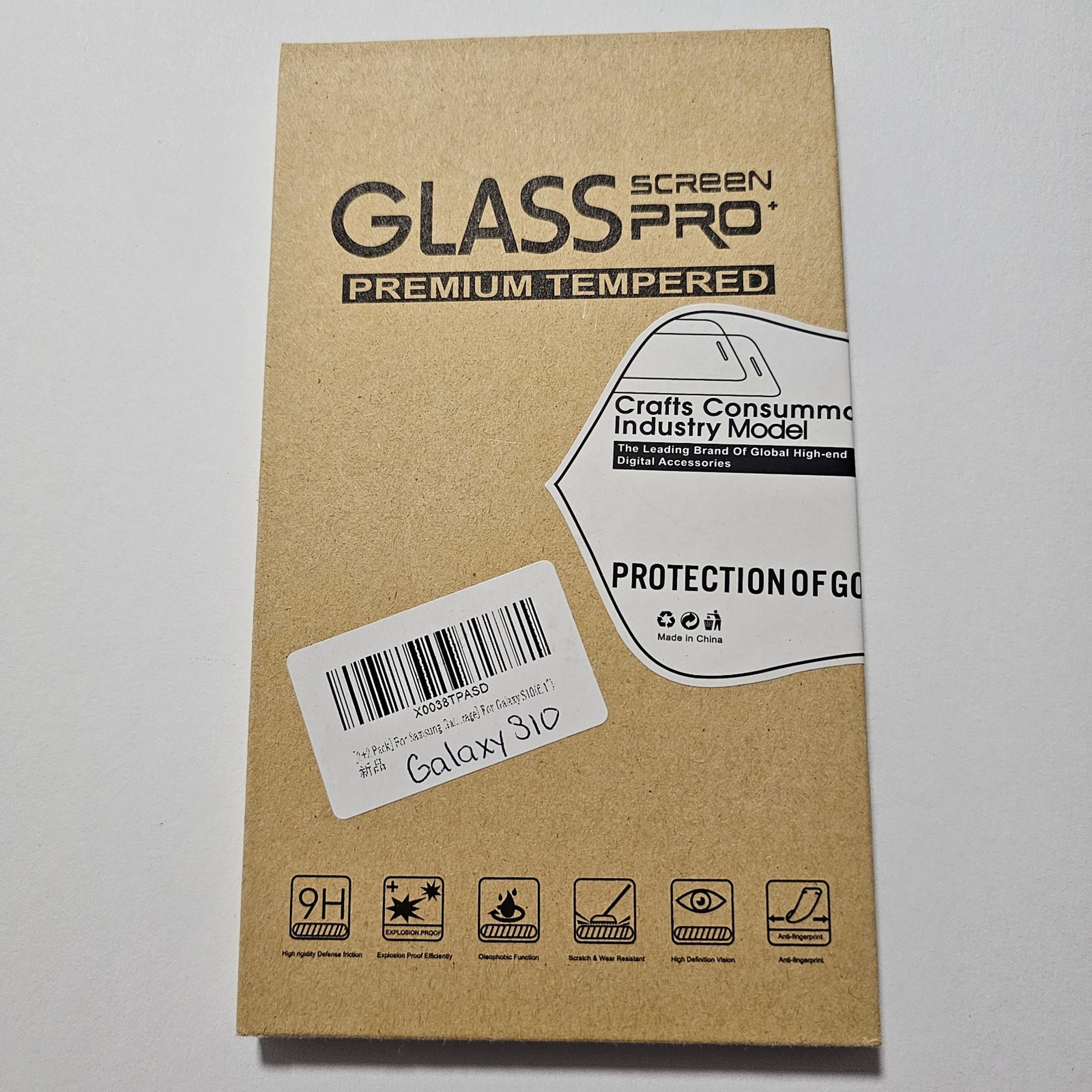Galaxy S10 - Glass Screen Pro Camera & Screen Protectors 2-PACK (CLEAR)