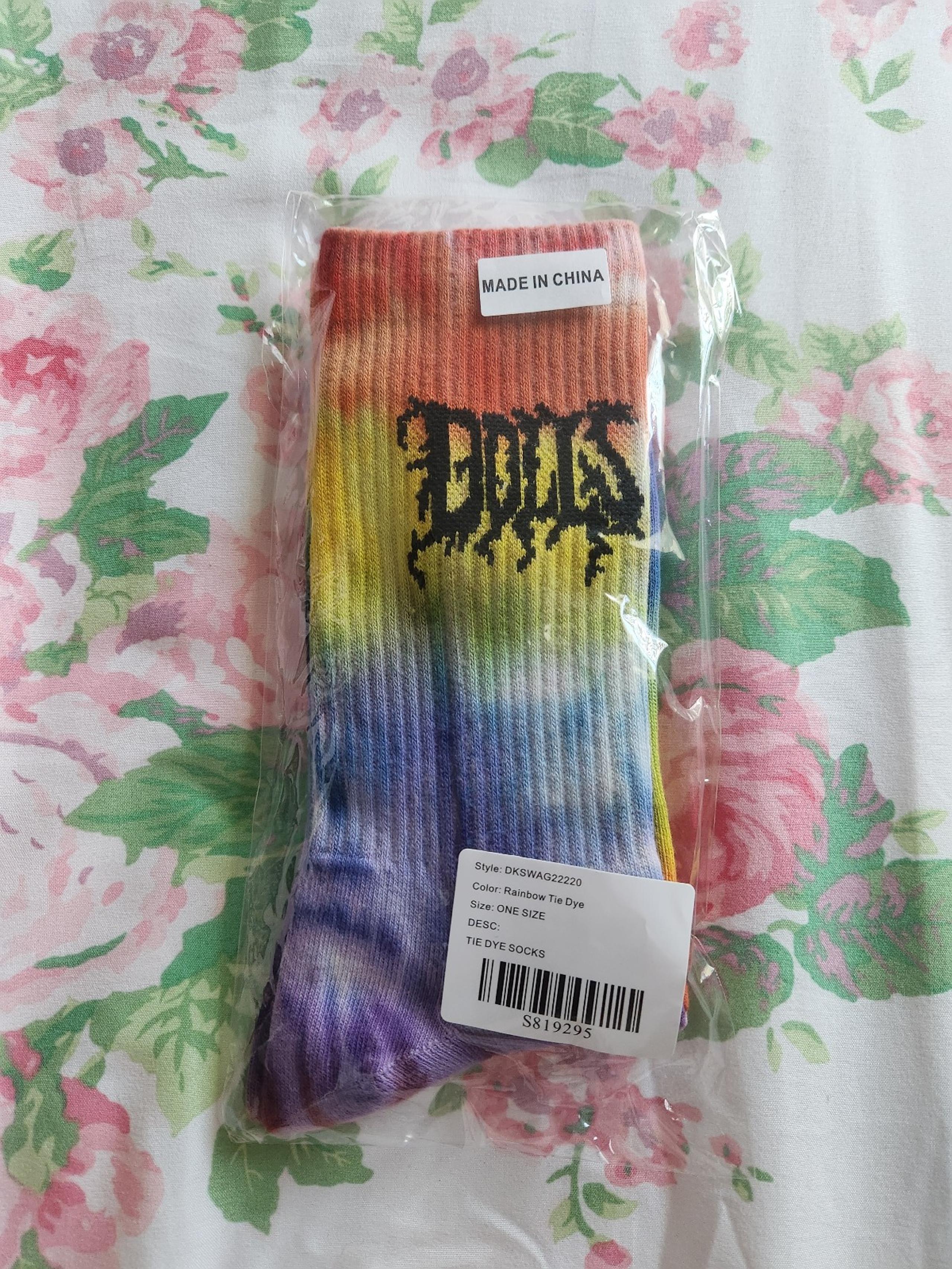 Dolls Kill Rainbow Socks