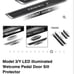 NEW 4PCS Tesla Model 3 Door Sill LED Protector Illuminated Front/Rear