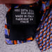 Canali Men's Silk Tie Purple Blue & Silver Geometric Necktie Made in Italy