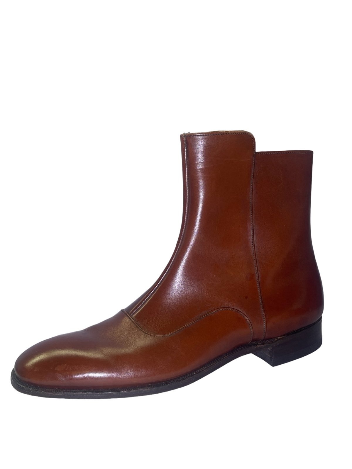 FootJoy Classics Men’s Brown Leather Dress Boots Zip Up Size 12 R