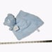 Aurora Baby Peanut Elephant Lovey Plush Blue Security Blanket Stuffed Animal