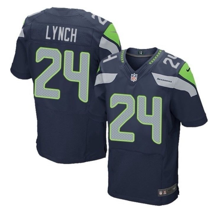 BRAND NEW WITHOUT TAGS Marshawn Lynch Seahawks Jersey
