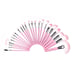 Beauty Creations 24 PCs Makeup Brush Set - Pastel Colors Makeup Brush Set pink