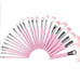 Beauty Creations 24 PCs Makeup Brush Set - Pastel Colors Makeup Brush Set pink