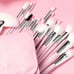 Beauty Creations 24 PCs Makeup Brush Set - Pastel Colors Makeup Brush Set pink