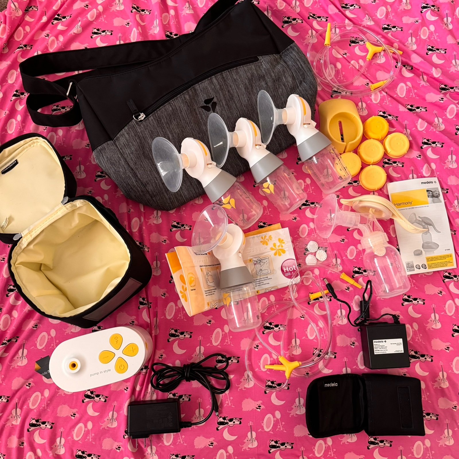 medela pump in style with extras